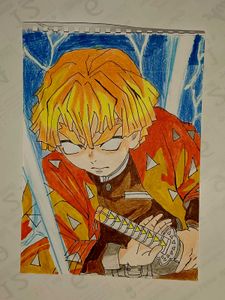 Zenitsu Agatsuma Fan Art