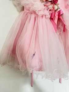 Pink Floral Party Dress