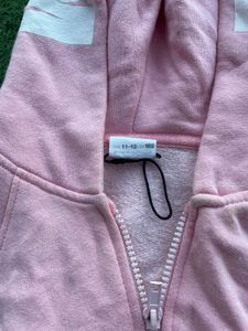 Pink Zip-Up Hoodie