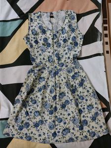 Floral Print Sleeveless Dress