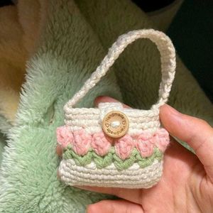 Crochet Tulip earbuds holder ✨🌷