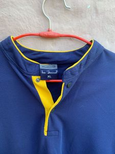 Navy Blue vintage Long Sleeve Shirt