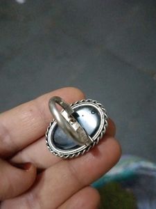 Floral Painted Statement Ring