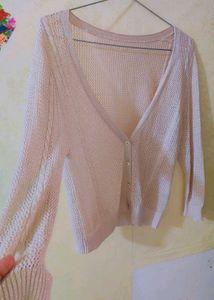 Crosia Top In Beige Color