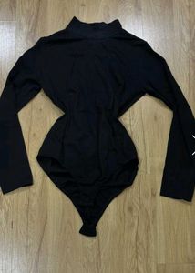 Black Long Sleeve Bodysuit