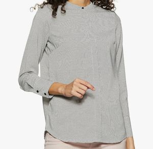 Annabelle White Printed Shirt