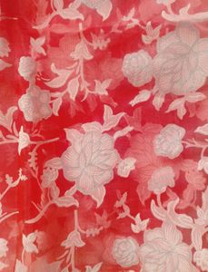 Red Floral Fabric