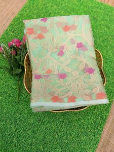 Floral Organza Saree