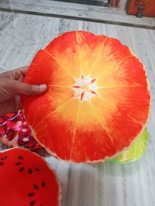 Beautiful Fruits Cushions Set Of 4 Pc