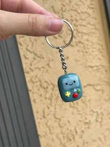 Adventure Time BMO Clay Keychain Charm