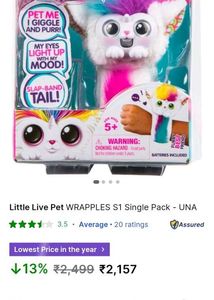 WowWee Fingerlings Hugs Unicorn