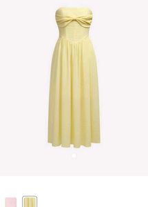 Yellow Mini Dress