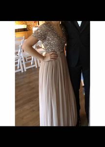 Blush Sequin Maxi Dress