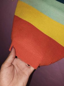 Rainbow Strips 🌈  Crop Top