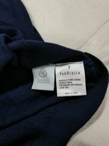 Van Heusen Navy Blue Sweater Vest