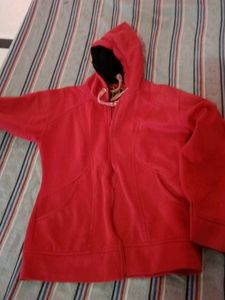 Red Fleece Hoodie