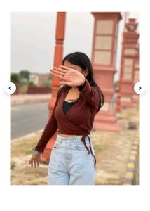 Wrap Full Sleeves Top