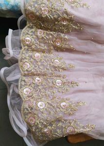 Levender Embroidered Lehenga Skirt Crop blouse wit