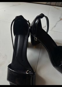 Black Heeled Sandals