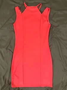 Orange Bodycon Dress 🍊