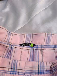 Pink skater skirt