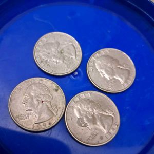 4 Quarter Dollars (Eagle) Of 1990s