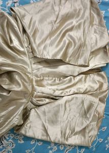 Satin Ruffle Top