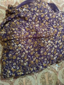Floral Print Saree