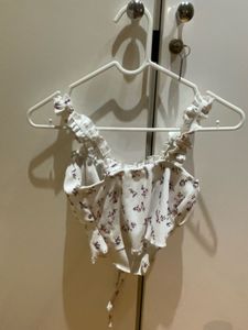 Amazon Floral Drawstring Top 🌸