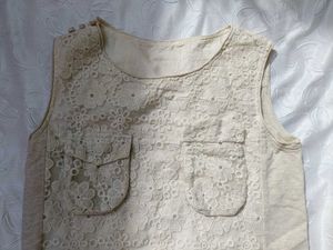 Vintage Floral Lace Tank Top