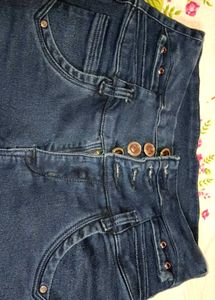 Dark Blue Denim Jeans