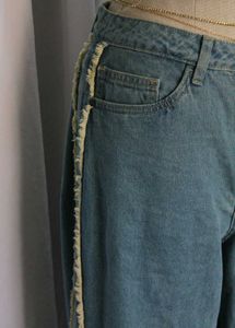 Combo Glitchez Frayed Jeans And Boho Pant