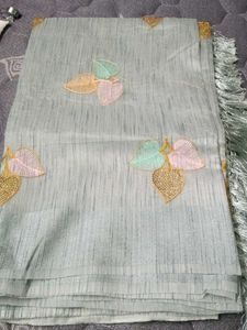 Sage Green Silk Blouse