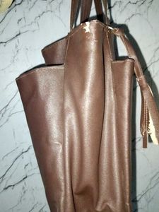Hand &amp; Shoulder Bag Coffee Brown Colour