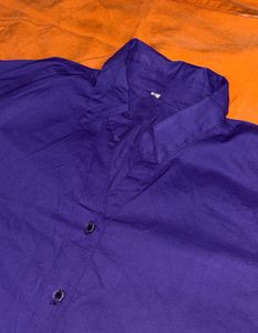 Purple Women Formal Shirt
