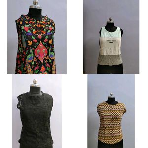 Combo Of 4 Summer Tops