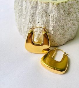 Cora Solid Gold Hoops Anti-tarnish