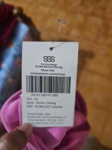 Cute Pink Tie-Strap Crop Top