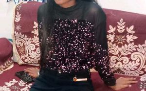 Sequin Embellished Party Top