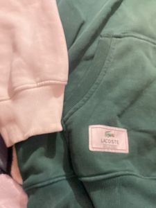 Lacoste Hoodie - Green &amp; White