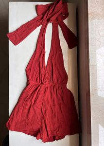 Backless Romper