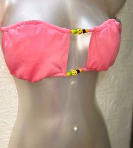 Tops For Rs.99 Only Pink 🩷 Tube Bikini 👙 Top