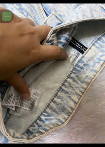 H&amp;M Light Wash Cargo Jeans