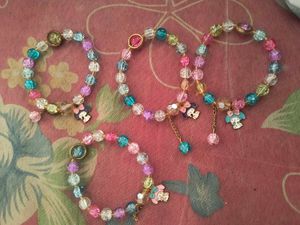 Handmade Beaded Charm Bracelets