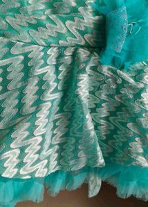 Turquoise Tulle Dress