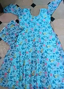 Floral Print Dress Material