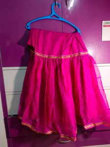 Plus size Pink Sharara and Dupatta Set