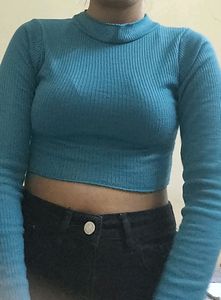 Green Ripped Top