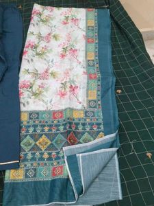 Elegant Teal Kurta Set ,XS Size