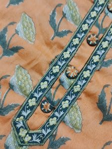 Palazzo Set (Pink Kurta With Black Palazzo)